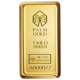 1 kilo gold bar 999,9 - Palm Gold Refinery FZE